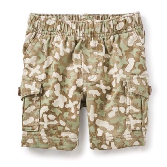 NWT tea collection Cargo Shorts Sz 9-12 & 18-24mos - Picture 2 of 5